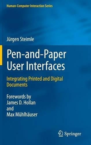 Pen and paper user interfaces - pen-and-paper,